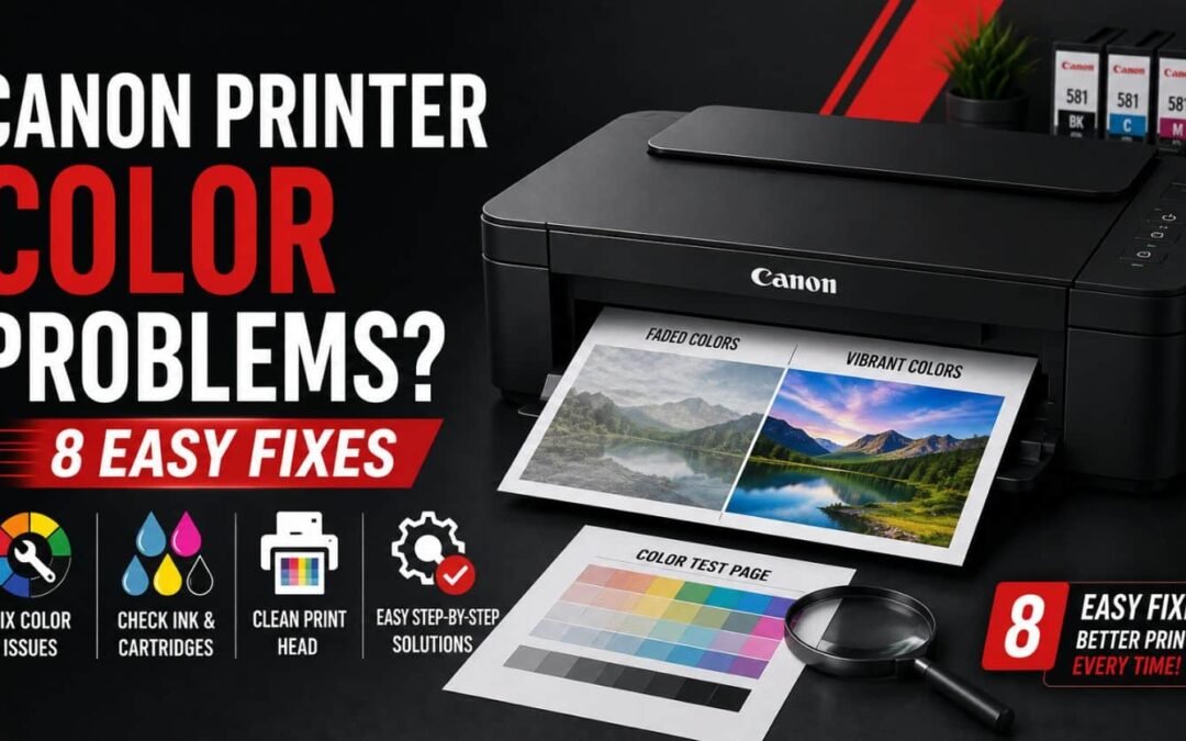 Canon Printer Color Problems? 8 Easy Fixes (2026 Guide)