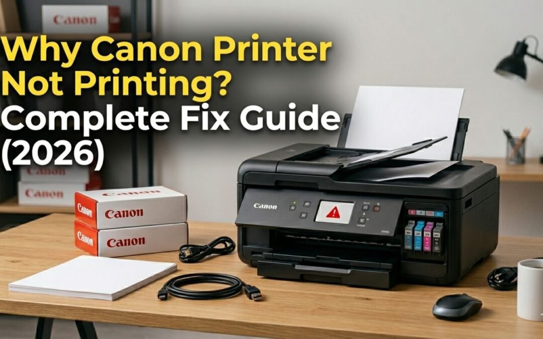 Why Canon Printer Not Printing? Complete Fix Guide (2026)