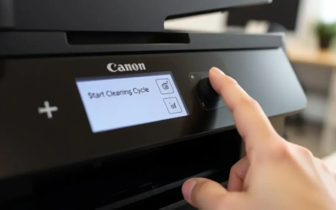 How to Run a Cleaning Cycle on Canon Printer?