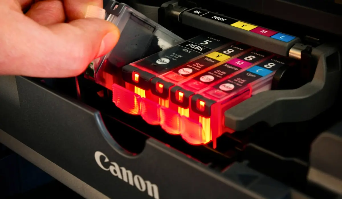 Putting Ink into a Canon Printer