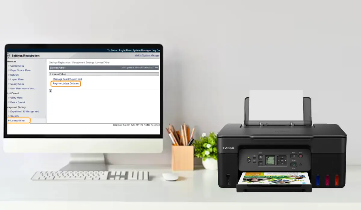 Canon Printer Firmware Update