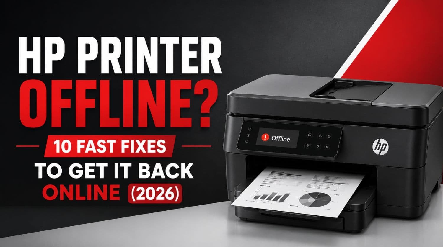 HP Printer Offline? 10 Fast Fixes to Get It Back Online (2026)