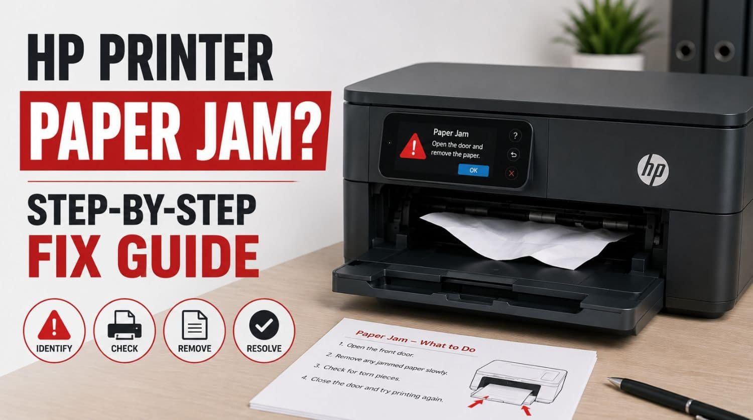 paper jam in hp printer