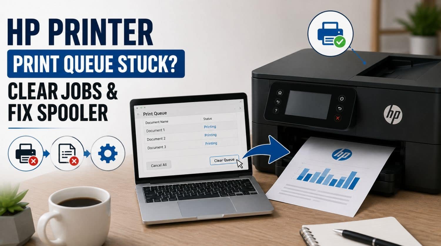 HP Printer Print Queue Stuck? Clear Jobs & Fix Spooler