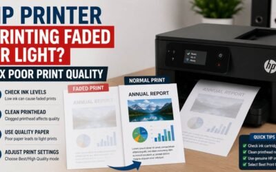 HP Printer Printing Faded or Light? Fix Poor Print Quality