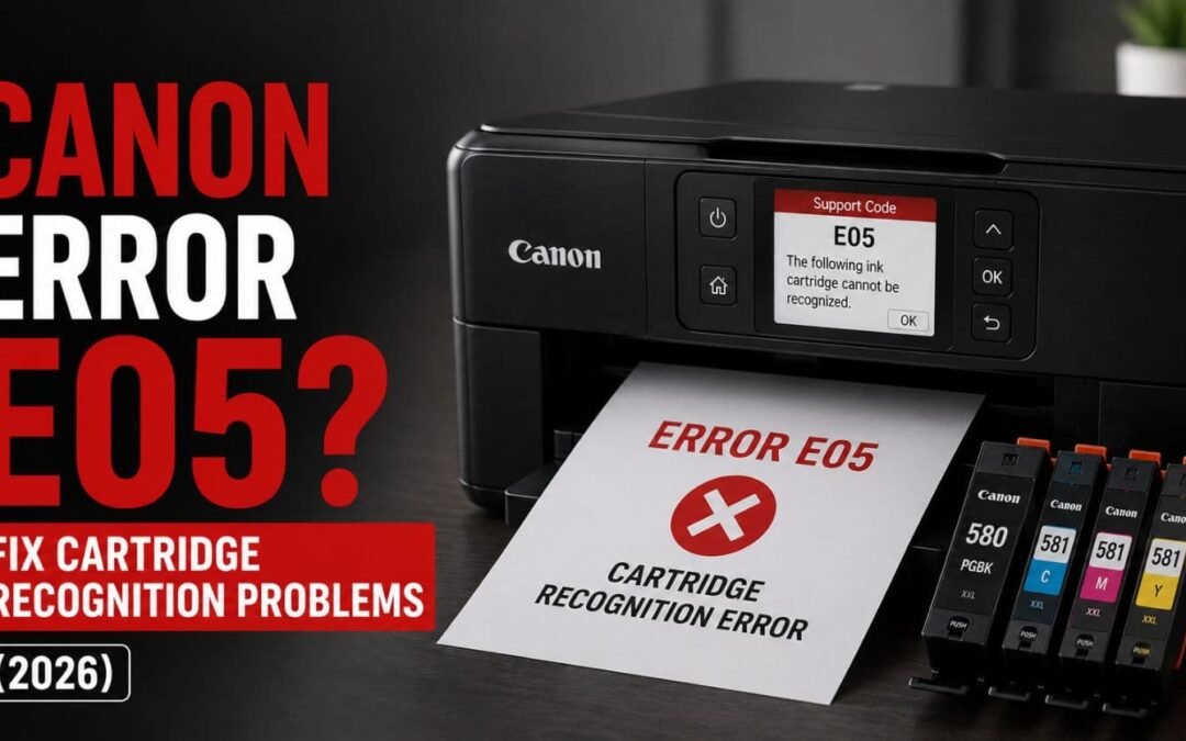 Canon Error E05? Fix Cartridge Recognition Problems (2026)