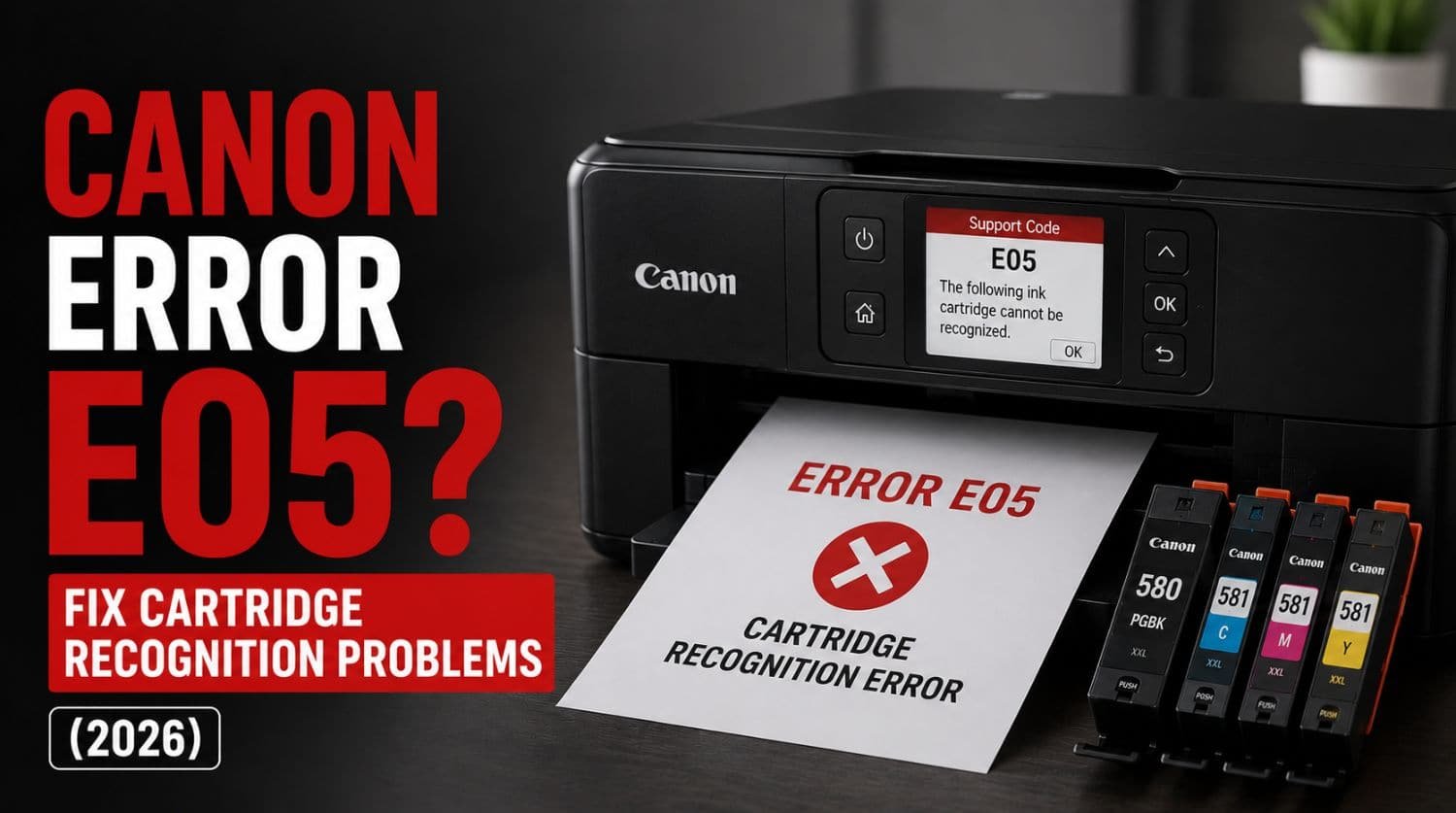 Canon Error E05? Fix Cartridge Recognition Problems (2026)