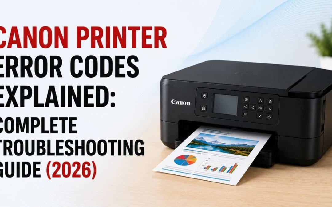 Canon Printer Error Codes Explained: Complete Troubleshooting Guide (2026)