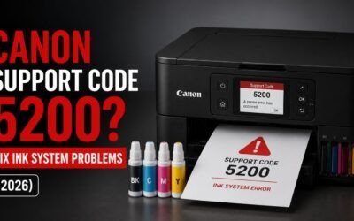 Canon Support Code 5200? Fix Ink System Problems (2026)