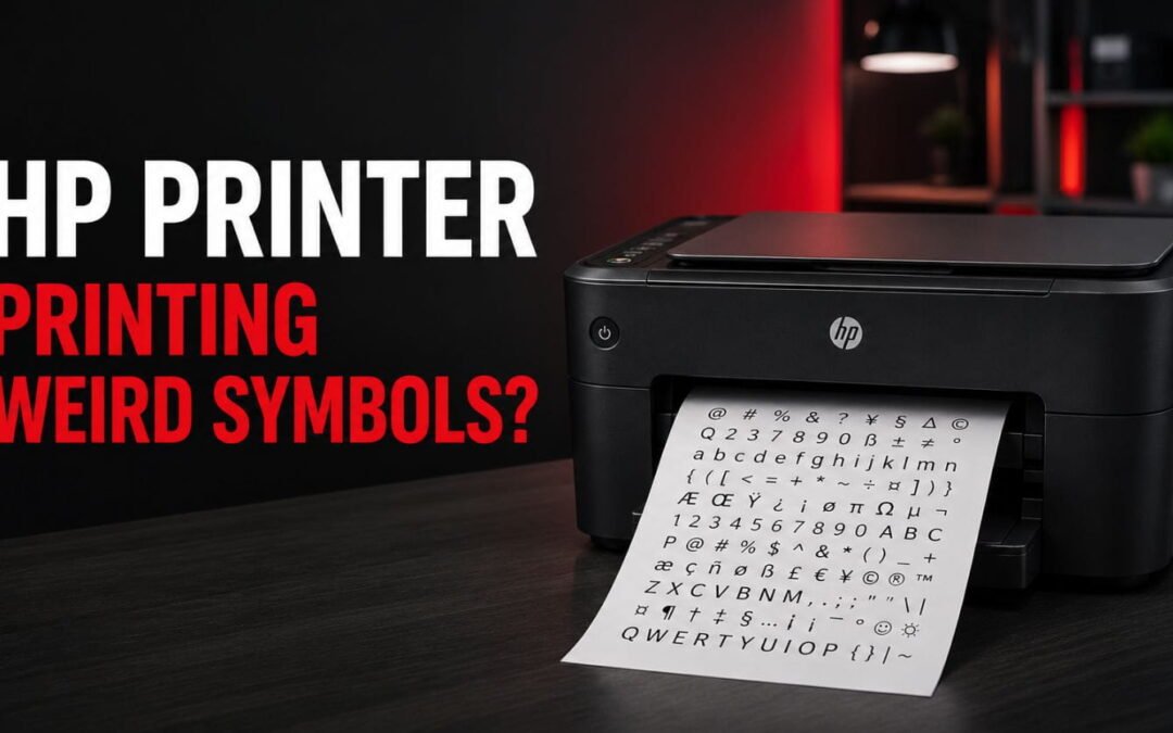 HP Printer Printing Weird Symbols? Fix Gibberish Output
