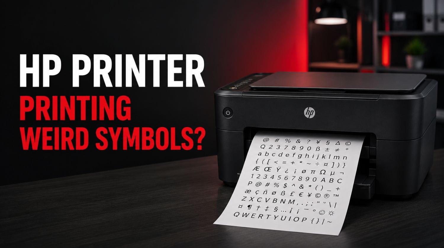 HP Printer Printing Weird Symbols? Fix Gibberish Output