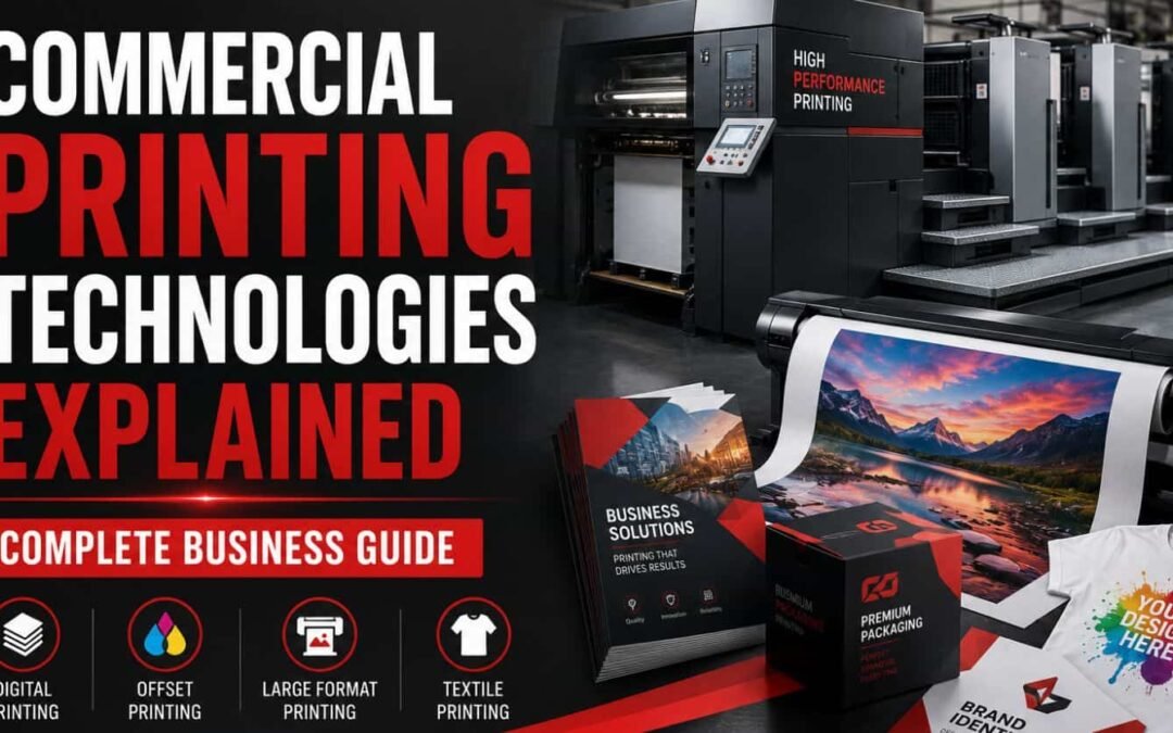 Commercial Printing Technologies Explained: Complete Business Guide (2026)