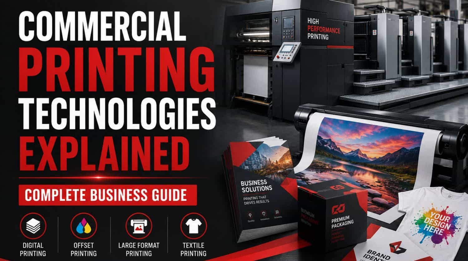 Commercial Printing Technologies Explained: Complete Business Guide (2026)