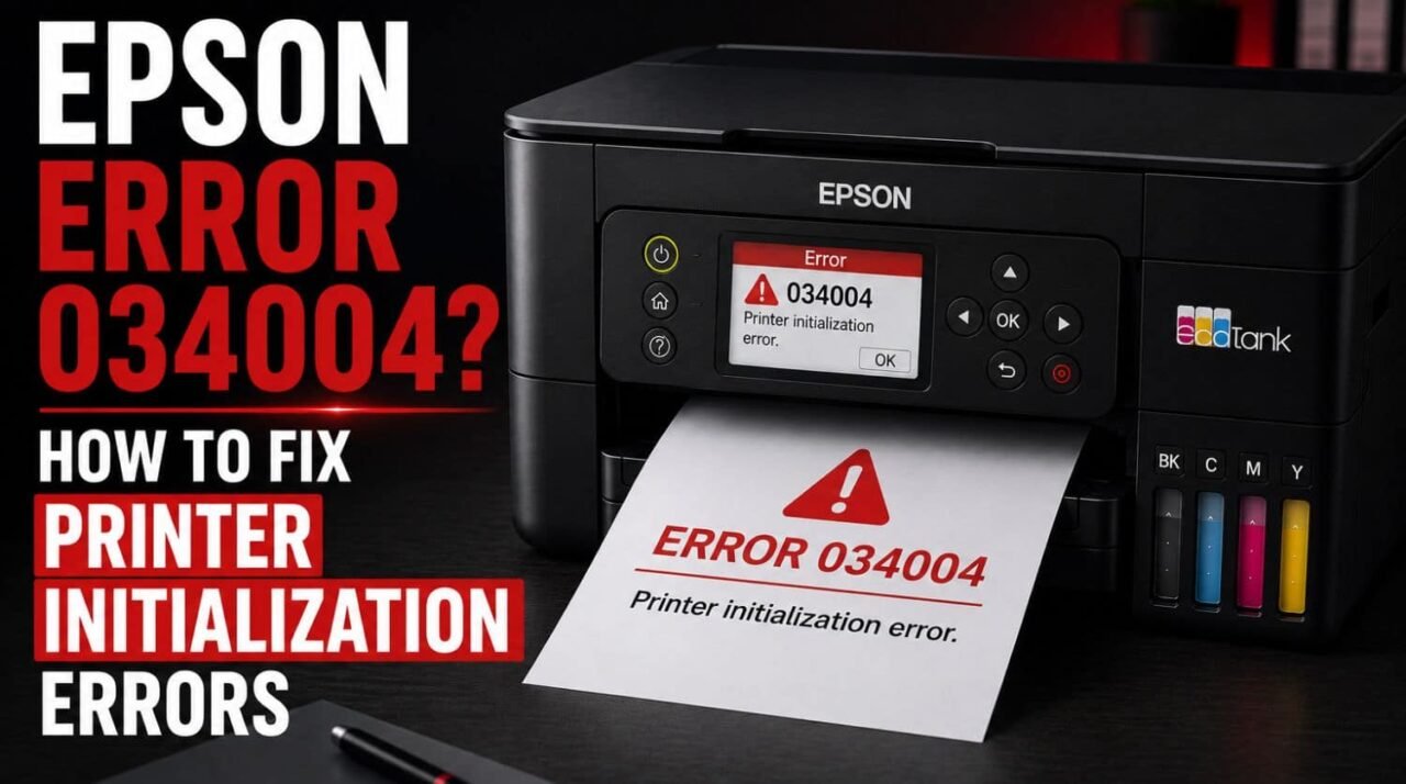 Epson Error 034004? How to Fix Initialization Errors (2026)