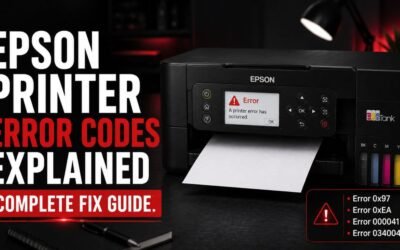 Epson Printer Error Codes Explained: Complete Fix Guide (2026)