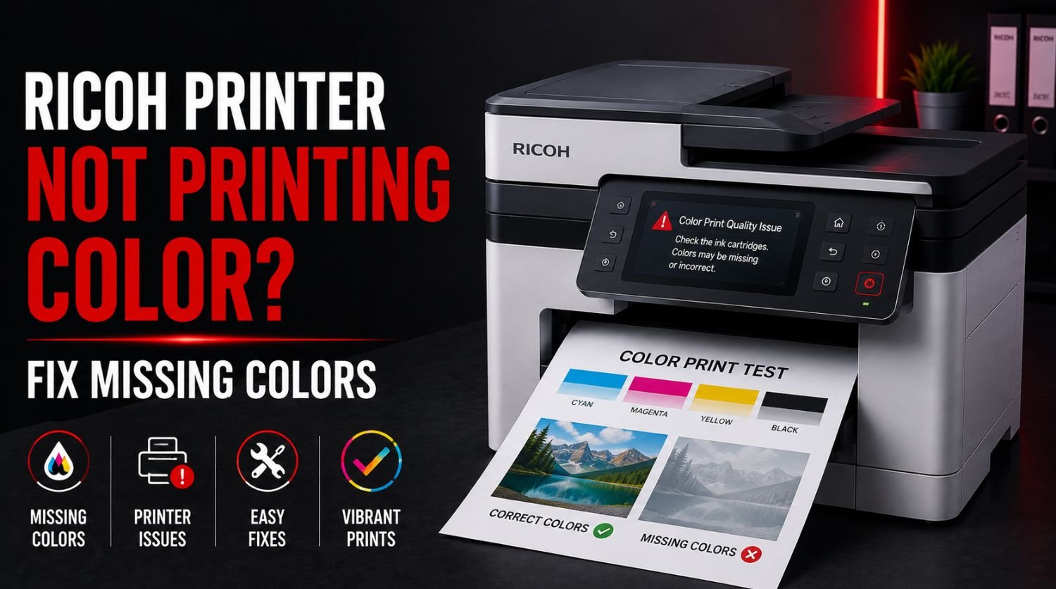Ricoh Printer Not Printing Color?