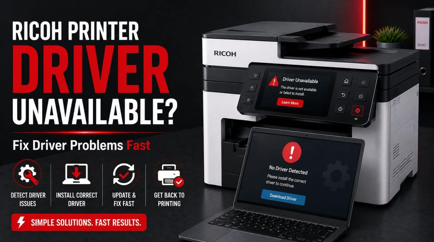 Ricoh Printer Driver Unavailable