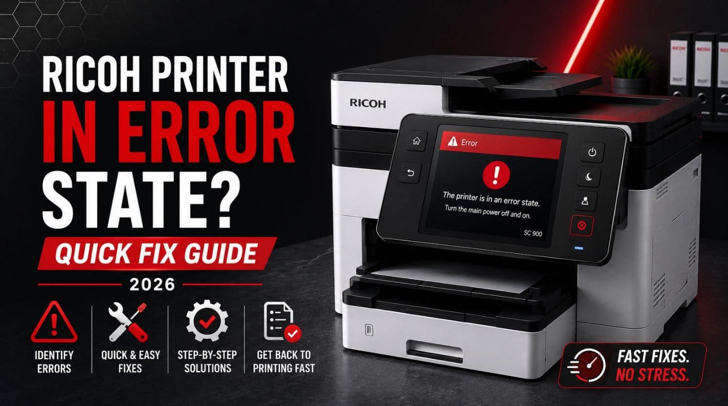 Ricoh Printer in Error State?
