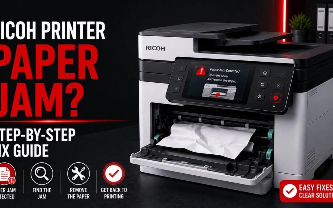 Ricoh Printer Paper Jam? Step-by-Step Fix Guide (2026)