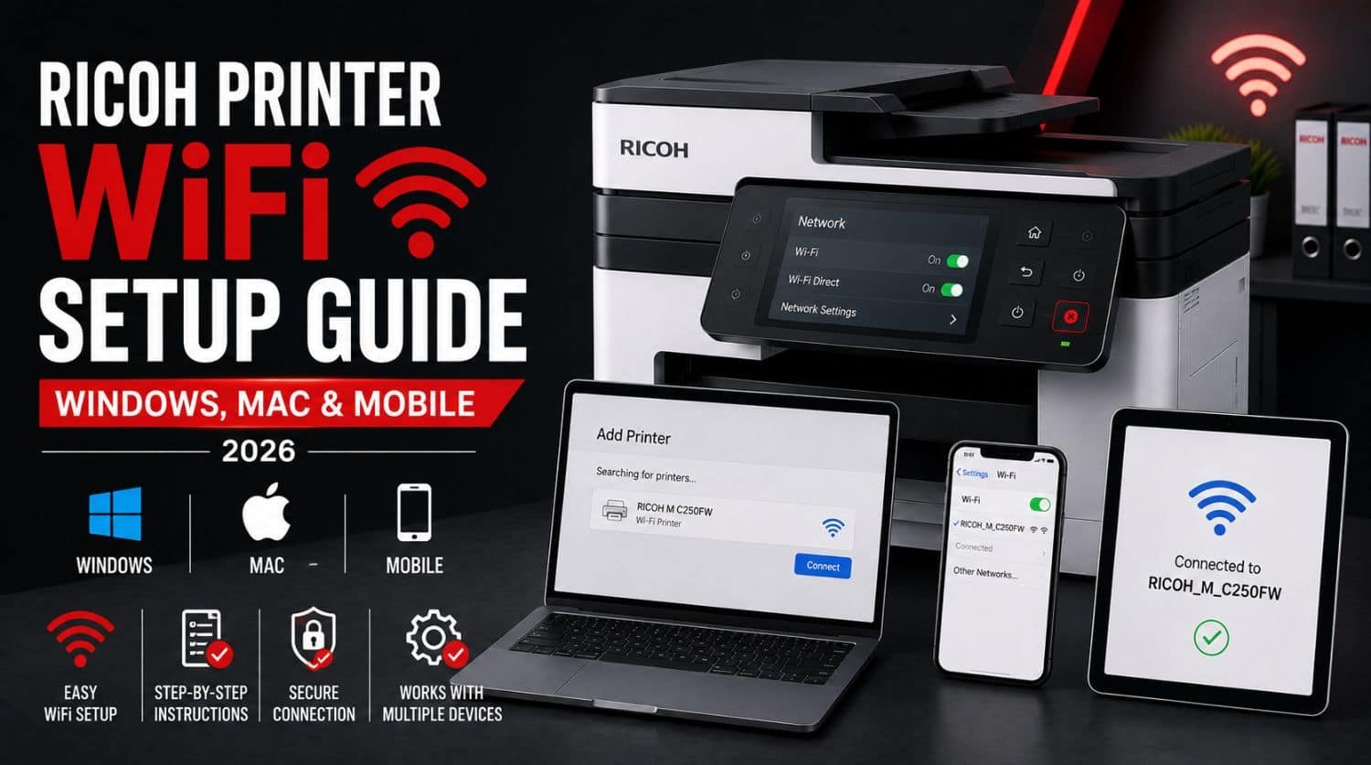 Ricoh Printer WiFi Setup Guide