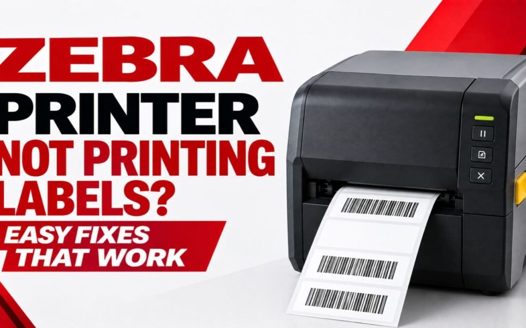 Zebra Printer Not Printing Labels? Easy Fixes That Work