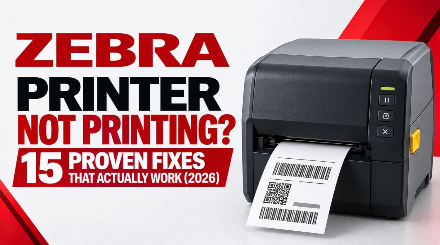 zebra printer not printing