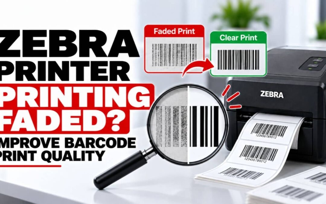 Zebra Printer Printing Faded? Improve Barcode Print Quality